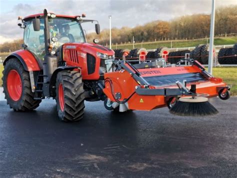 Case Study Front Mounted Sweeper For A Kubota M7172 Tractor