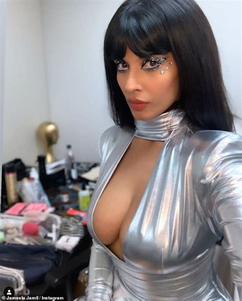 Jameela Jamil Sets Pulses Racing As She Puts On A Very Busty Display In