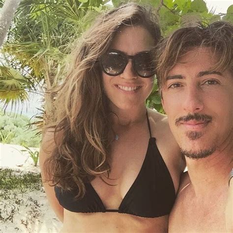 Eric Balfour And Erin Chiamulon In Playa Del Carmen Mexico For Their