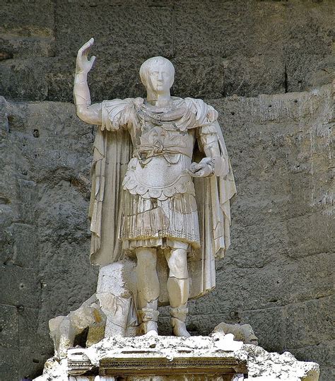 Hd Wallpaper Novel Emperor Augustus Orange Statue Religion