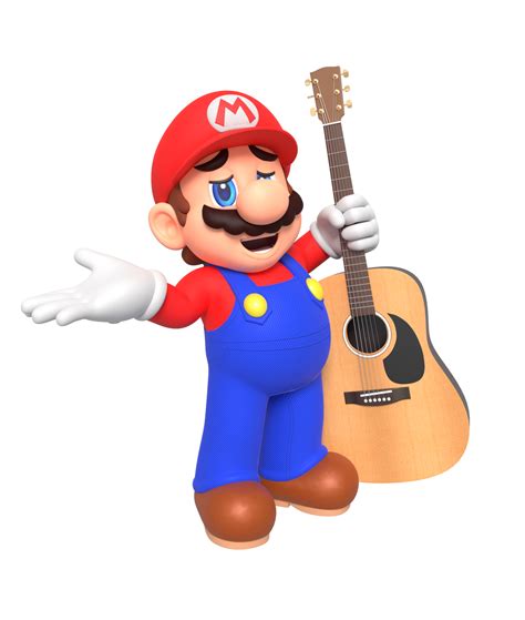 Mario With Guitar By Nintega Dario On Deviantart