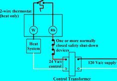 thermostat wiring explained thermostat wiring hvac thermostat refrigeration  air conditioning
