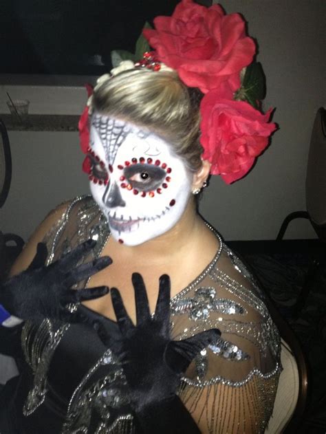 Updates to come, but let's get going with a last minute day of the dead costume! Image result for day of the dead costume ideas diy | Day of dead costume, Zombie face, Halloween ...