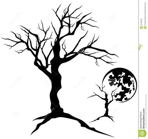 Scary Tree Drawing