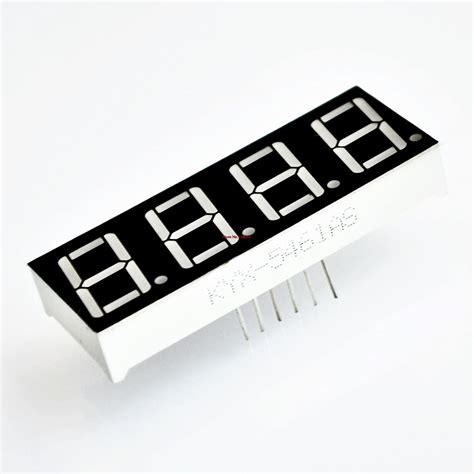 4 Digit 7 Segment Display Common Anode Red Led High Quality