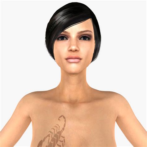 Blender Nude Woman Modelle Turbosquid My Xxx Hot Girl