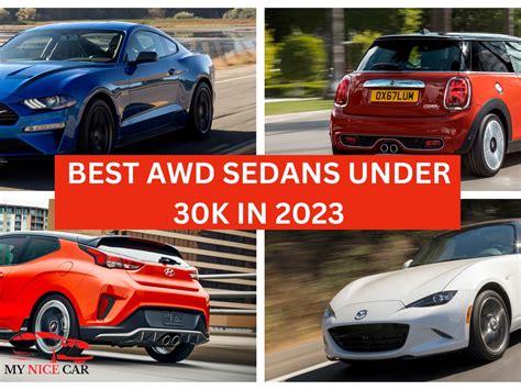 Top 5 Best Awd Sedans Under 30k For 2023