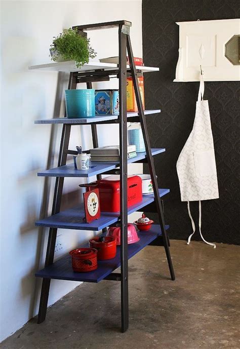 22 Diy Ladder Repurpose Ideas Serve Multi Purposes Old Ladder