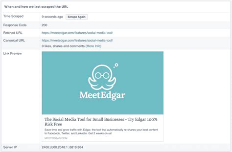 Just put in the url and the facebook link debugger will display errors, warnings, and suggestions of what. What You Need to Know About Creating FB's Link Previews