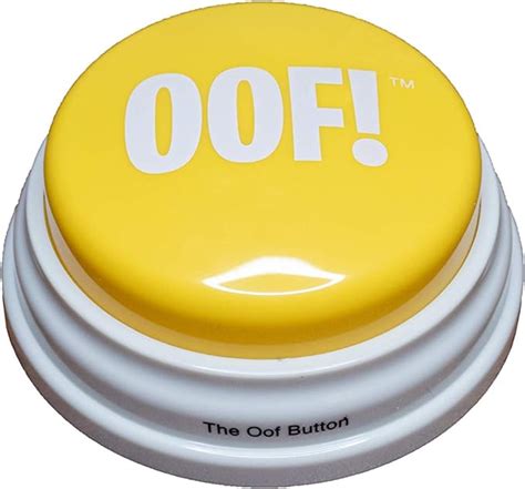 The Oof Button A Real Life Oof Moment Uk Toys And Games