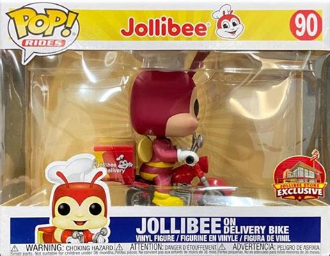 Pop Rides Jollibee On Delivery Bike Jan 2020 Action Figure By Funko