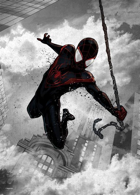 Spider Man Miles Morales Poster By Marvel Displate Miles