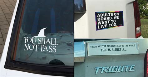 15 Most Hilarious Bumper Stickers People Put On Their Cars