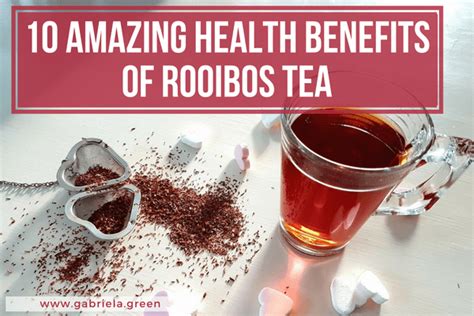 10 Amazing Health Benefits Of Rooibos Tea Gabriela Green