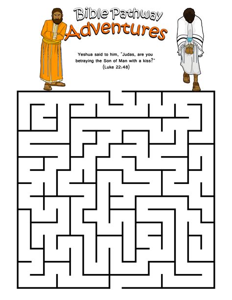Free Bible Activities For Kids Maze Puzzles Bible Stories And Sunday