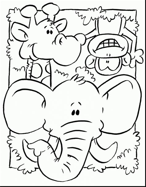 Colouring Pages Jungle Animals Jungle Coloring Pages Best Coloring