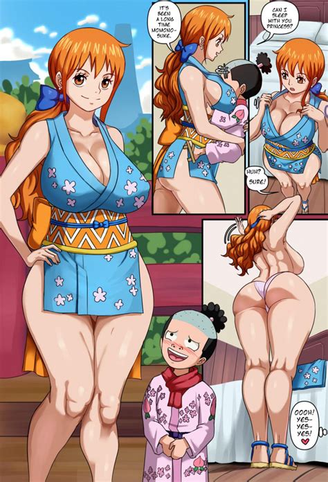 Momonosuke One Piece Nami One Piece Hentai Juggs Big Hentai Tits