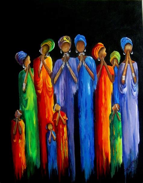Womens Prayer Meeting Painting By Marietjie Henning Fine Art America