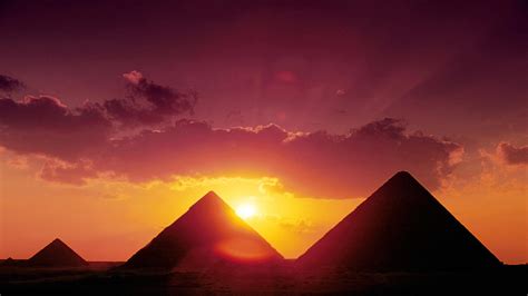 Great Pyramid of Giza Sunset