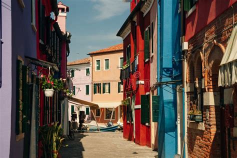 Burano Italy Nov 2021 Burano Island With Beautiful Multi Colored