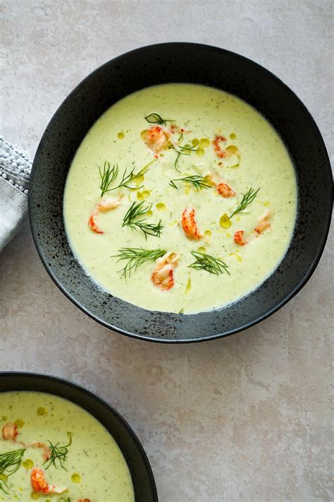 Chilled Cucumber & Crayfish Soup - Nordic Kitchen stories Chilled ...