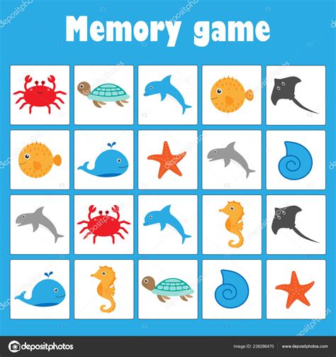 Juegos De Memoria De Animales Para Niños Tengo Un Juego
