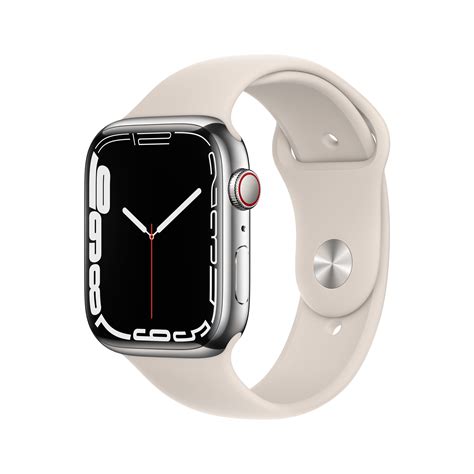 Apple Watch S7 Gpscell 45mm Silver Sprt Smartwatch Smart Fun
