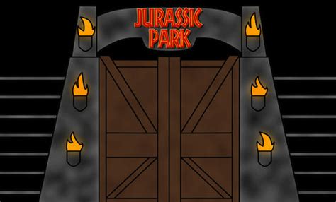 Jurassic Park Gate Wip By Onipunisher On Deviantart