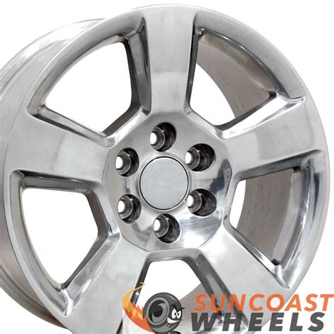 20 Fits Chevrolet Tahoe Style Replica Wheel Polished 2x9 Suncoast