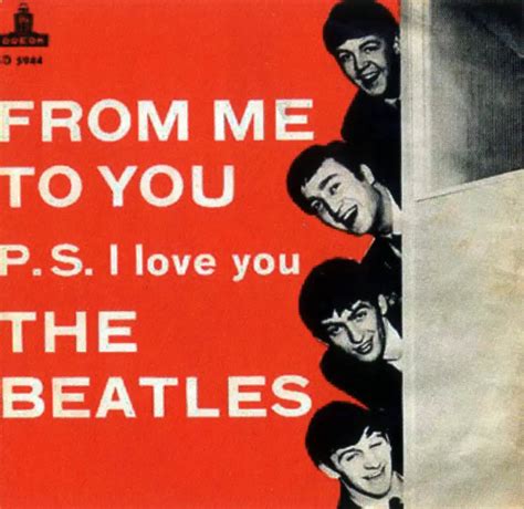 From Me To You Single Artwork Sweden The Beatles Bible