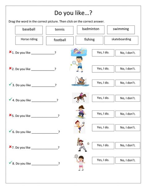 Like Dislike Interactive And Downloadable Worksheet You Can Do The Exercis English