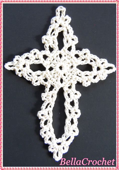 Border the part of an area that forms its outer boundary; BellaCrochet: Dainty Cross Bookmark or Ornament; a Free ...