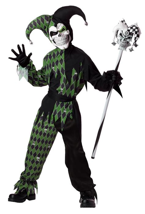 Childs Jokes On You Evil Jester Costume Candy Apple Costumes