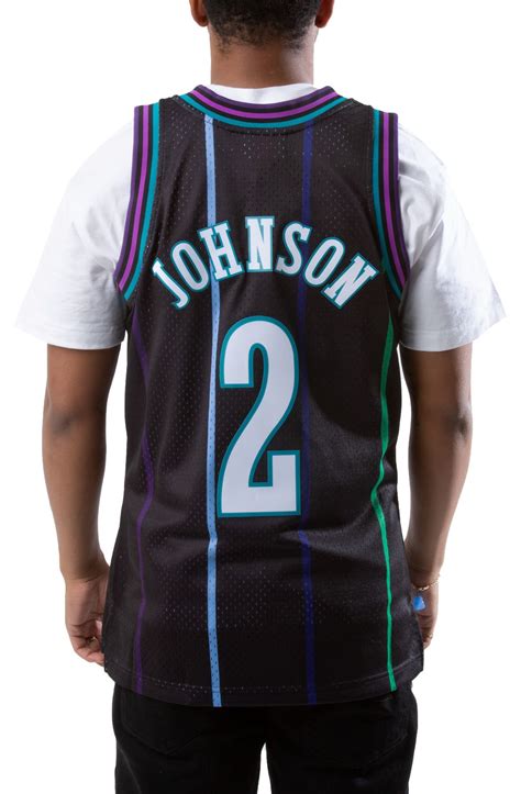 Mitchell And Ness Larry Johnson Charlotte Hornets 1992 93 Reload