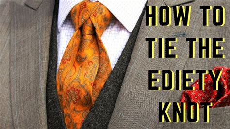 How To Tie An Ediety Knot Tie Knots Merovingian