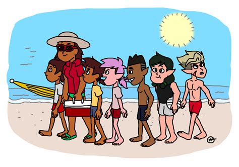 A Day At The Beach By Theartisticape On Deviantart