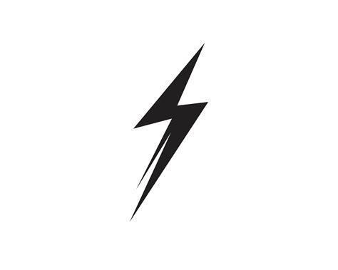 Flash Thunderbolt Template Vector Icon Illustration Vector 580465