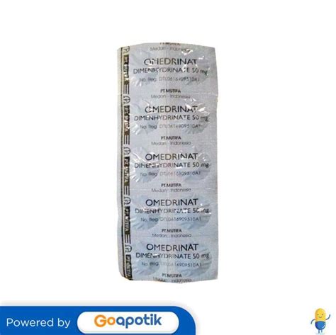 Jual OMEDRINAT 50 MG STRIP 10 TABLET Di Seller Apotek Abadi Jaya Tegal Rejo Kota Medan Blibli