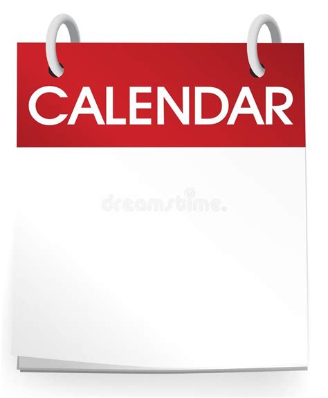 Calendar Blank Stock Illustrations 31940 Calendar Blank Stock