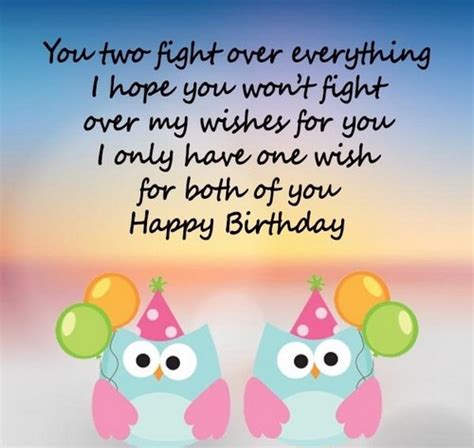 Birthday Wishes For Twin Sisters Wishesgreeting