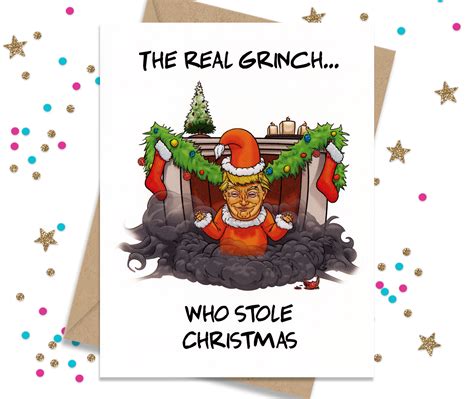 The Real Grinch who Stole Christmas (Trump card) - Funny Christmas Car