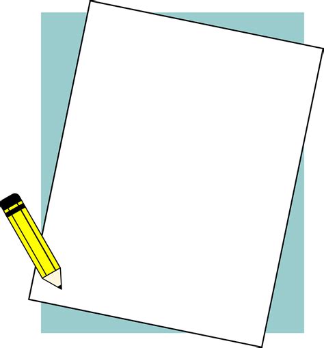 Frame Pencil Border Clipart Clip Art Library