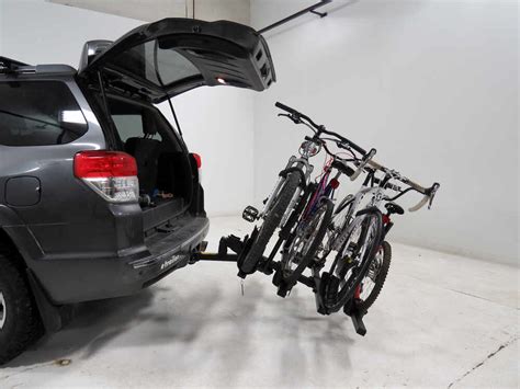 It takes only a few minutes to get going and can adjust to accommodate a variety of different bike frame sizes up to 59 inches. Thule T2 Classic 4 Bike Platform Rack - 2" Hitches ...