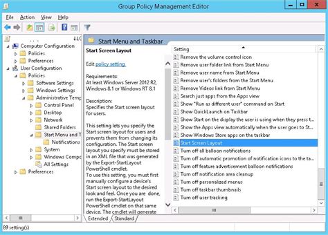 Managing Start Layout And Taskbar Pinned Apps Using Gpo Windows Os Hub
