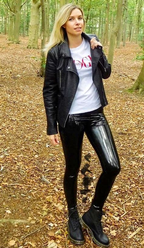 Pin By On Sexy Leather Outfits Leather Jacket Girl