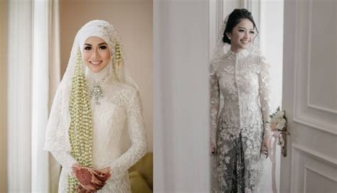 inspirasi gaun gaun pengantin muslimah simple tapi elegan model gaun pengantin