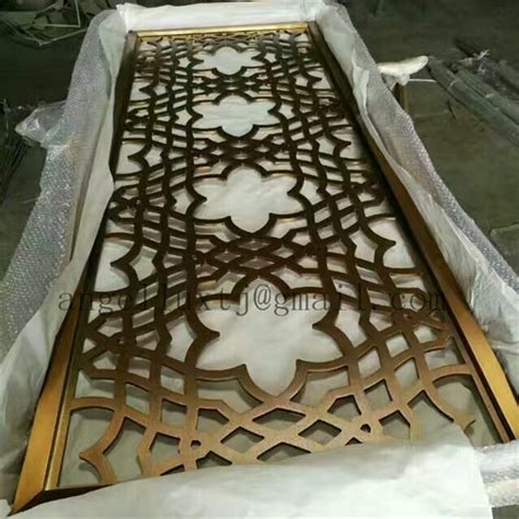 Stainless Steel Decorative Laser Cut Panels Metal Screens China Laser