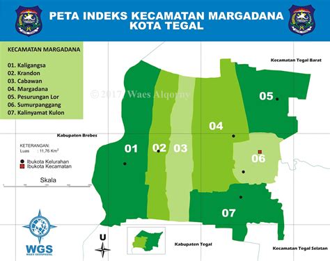 Kabupaten tegal memiliki beberapa sumber air yang dapat dimanfaatkan untuk menjadi. Peta Indeks Kecamatan Margadana Tegal - My Diary