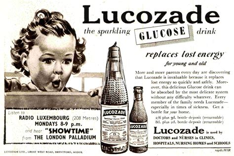 This page is about the meanings of the acronym/abbreviation/shorthand ad lib in the community field in general and in the music terminology in particular. Lucozade ad 1953 - Flashbak