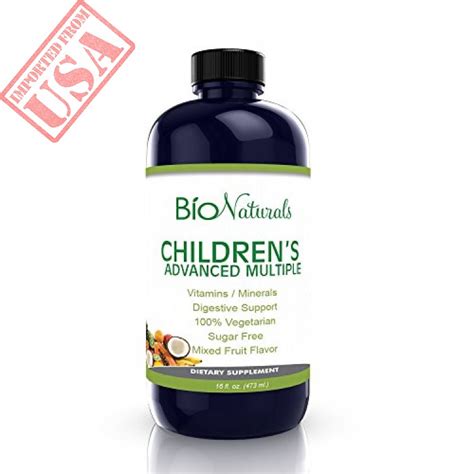 Has vitamin c, electrolytes & other nutrients. Children's Liquid Multivitamin - 100% Natural Whole Food ...